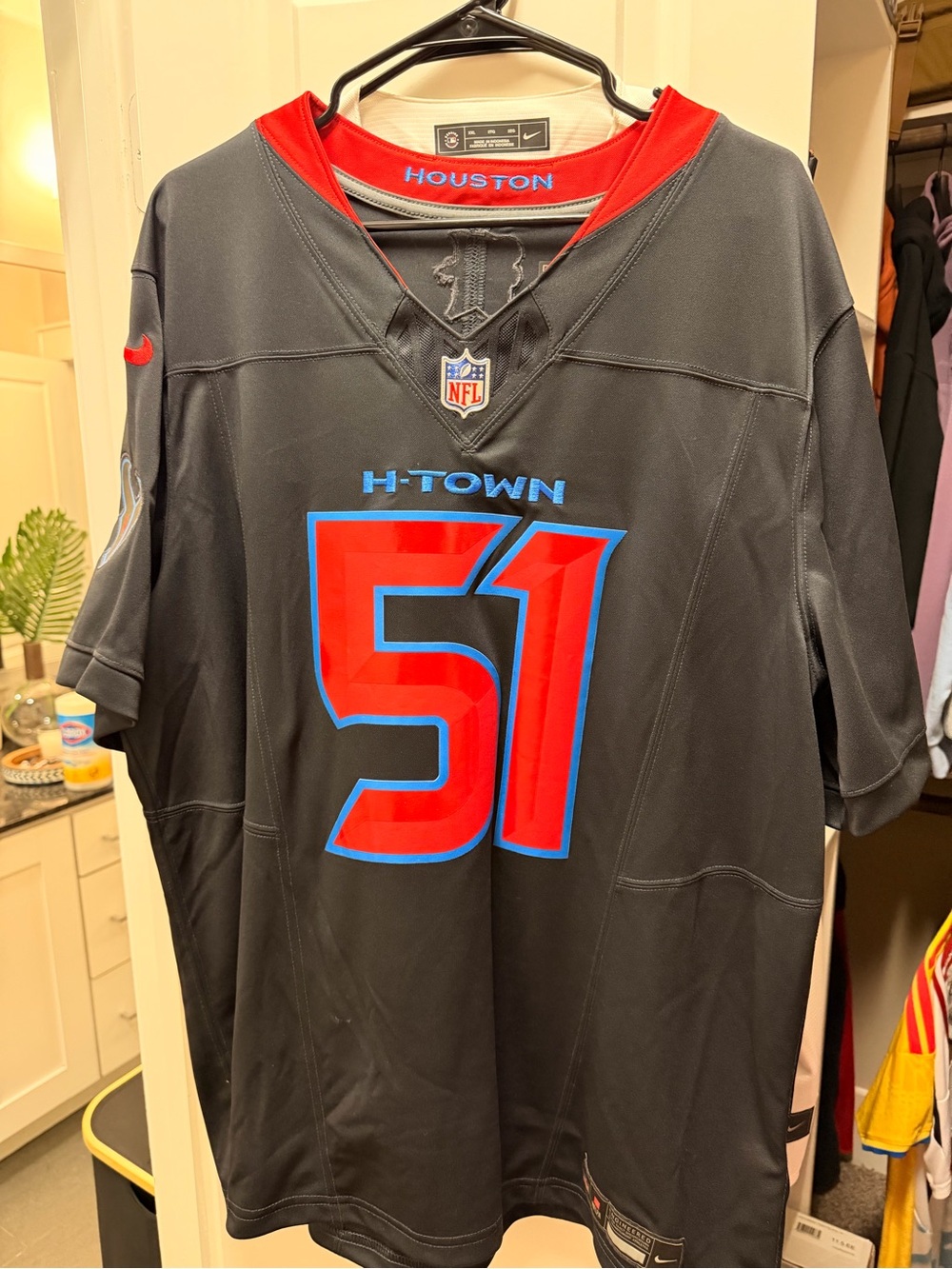 Houston Texans H-Town CJ Anderson NFL Jersey Nike Elite size XL